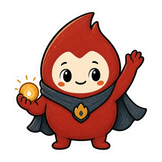 Pip the WheyGPT mascot holding a glowing protein orb